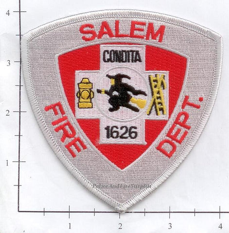 Massachusetts - Salem Fire Dept Patch v3 Wide Hat