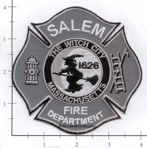 Massachusetts - Salem Fire Dept Patch v5 Pointy Hat