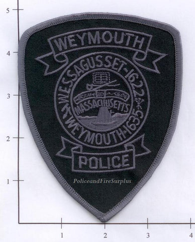 Massachusetts - Weymouth Police Dept Patch