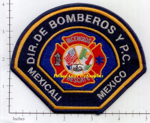 Mexico - Mexicali City Fire and Civil Protection Department Patch
