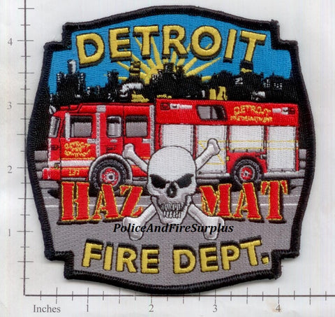 Michigan - Detroit Haz Mat Fire Dept Patch