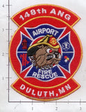 Minnesota - Duluth 148th ANG Airport Rescue Fire Dept Patch