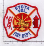 Minnesota - Eyota Volunteer Fire Dept Patch