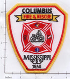 Mississippi - Columbus Fire Rescue Patch