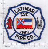 Mississippi - Latimar Fire Company Patch