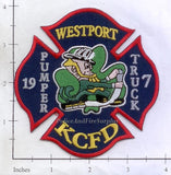 Missouri - Kansas City Pumper 19 Truck 7 Fire Dept Patch