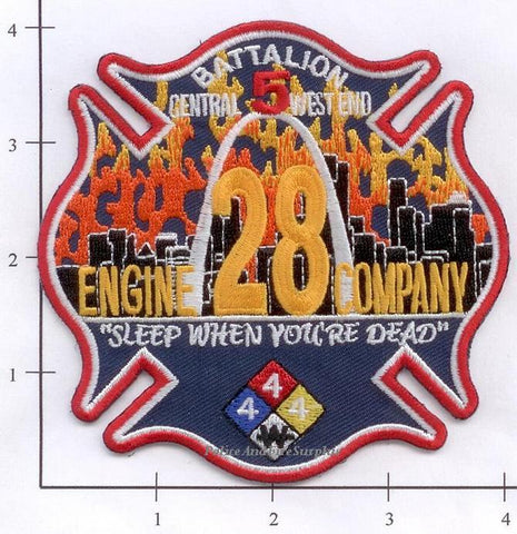 Missouri - St Louis Engine 28 & Battalion 5 Fire Dept Patch