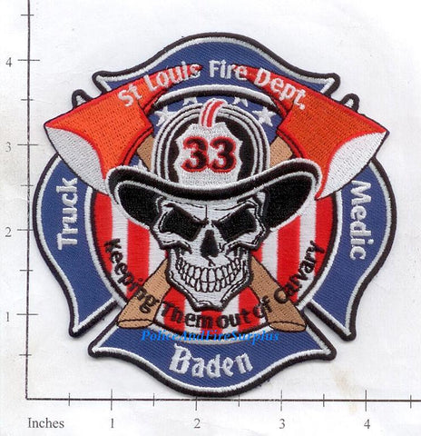 Missouri - St Louis Truck 33 Fire Dept Patch