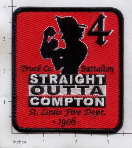 Missouri - St Louis Truck  4 & Battalion 4 Fire Dept Patch