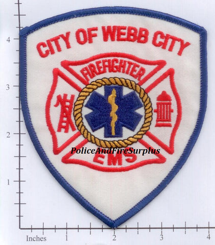 Missouri - Webb City Firefugher EMS Patch