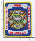 Missouri - Whiteman Air Force Base Emergency Services Patch