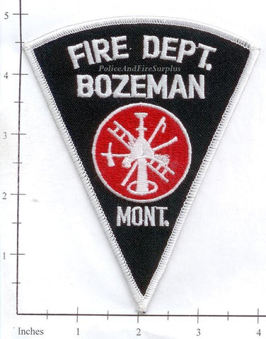 Montana - Bozeman Fire Dept Patch