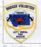 Montana - Bridger Volunteer Fire Rescue Patch