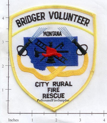 Montana - Bridger Volunteer Fire Rescue Patch