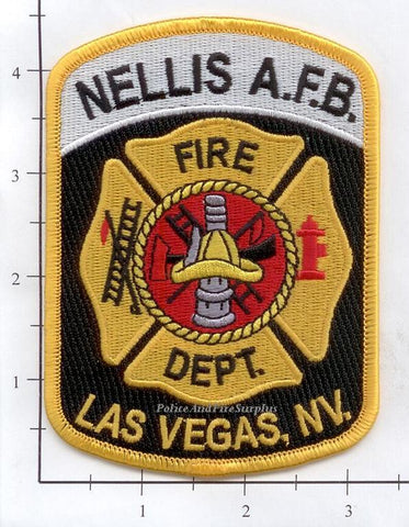 Nevada - Nellis Air Force Base Fire Dept Patch