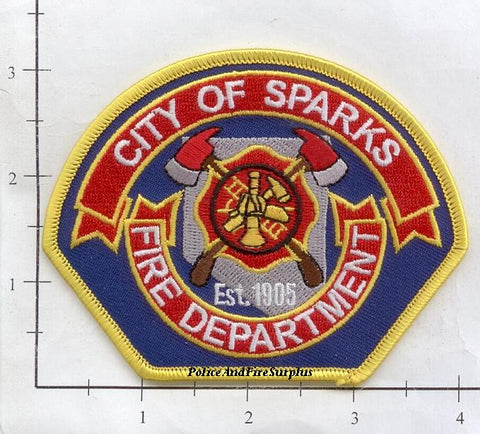 Nevada - Sparks Fire Dept Patch