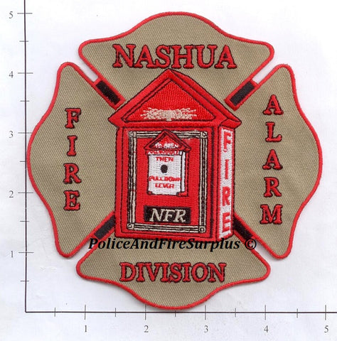 New Hampshire - Nashua Fire Alarm Fire Rescue Dept Patch