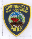 New Hampshire - Springfield Police Dept Patch