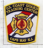 New Jersey - Cape May US Coast Guard Training Center Fire Dept Patch