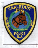 New Jersey - Carlstadt Mounted Unit Police Dept Patch