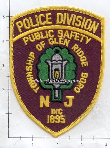 New Jersey - Township of Glen Ridge Boro Public Safety Police Dept Patch