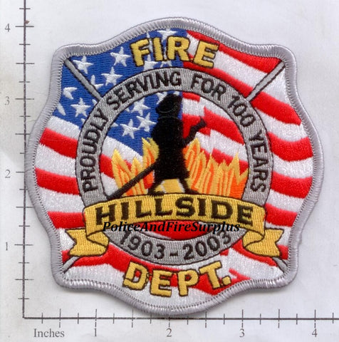 New Jersey - Hillside Fire Dept Patch