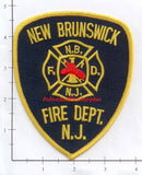 New Jersey - New Brunswick Fire Dept Patch