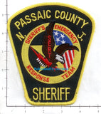 New Jersey - Passaic County Sheriff Emergency Response Team Police Dept Patch