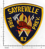 New Jersey  - Sayreville Fire Prevention Patch