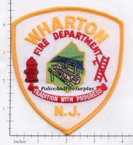 New Jersey - Wharton Fire Dept Patch