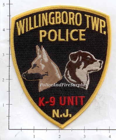 New Jersey - Willingboro Township K-9 Unit Police Dept Patch