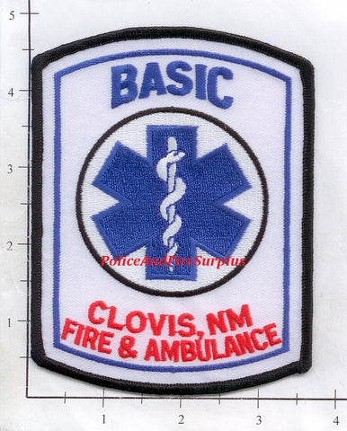 New Mexico - Clovis Fire & Ambulance EMT Basic Patch