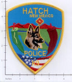 New Mexico - Hatch K-9 Police Dept Patch