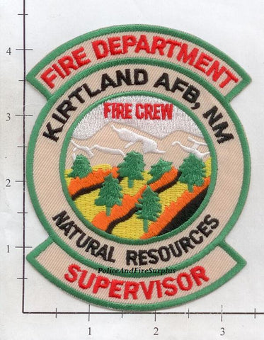 New Mexico - Kirkland Air Force Base Fire Dept Supervisor Patch