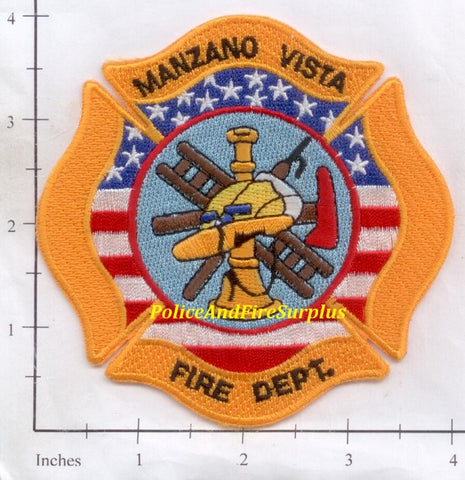New Mexico - Manzano Vista Fire Dept Patch