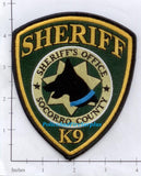 New Mexico - Socorro County Sheriff's Office K-9 Police Dept Patch