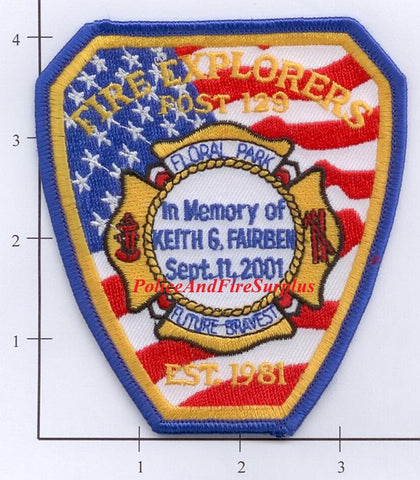 New York - Floral Park Explorer Post 129 Fire Dept Patch