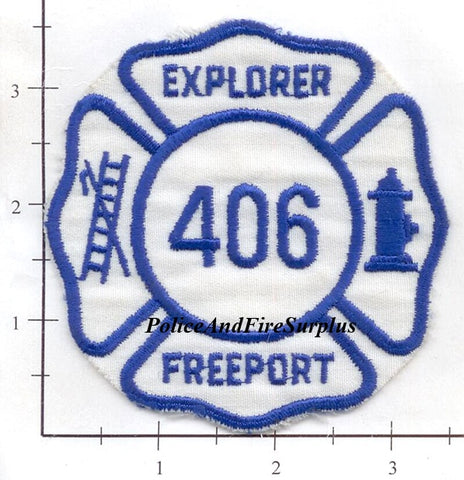 New York - Freeport Explorer Post 406 Fire Dept Patch