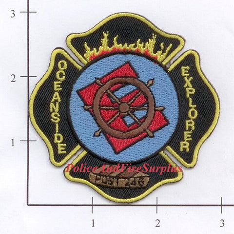 New York - Oceanside Explorer Post 246 Fire Dept Patch
