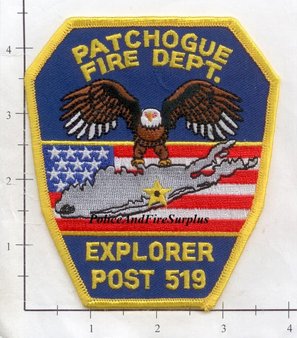 New York - Patchogue Explorer Post 519 Fire Dept Patch