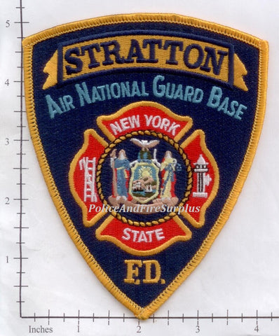 New York - Stratton Air National Guard Base Fire Dept Patch