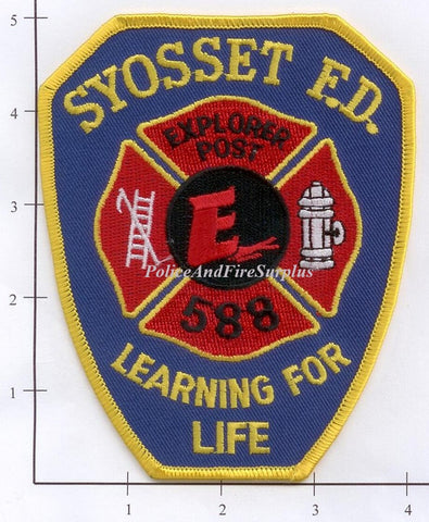 New York - Syosset Explorer Post 588 Fire Dept Patch