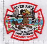 New York New Jersey Port Authority Tunnels and Bridge Emergency Fire Rescue Crew Fire Dept Patch