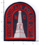 North Carolina - Kings Mountain Police Dept Patch