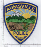 Oregon- Aumsville Police Dept Patch