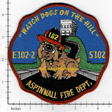 Pennsylvania - Aspinwall Engine 102-2 Station 102 Fire Dept Patch