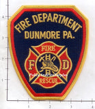 Pennsylvania - Dunmore Fire Dept Patch