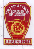 Pennsylvania - Jessup - Borough of Jessup Hose 2 Fire Dept Patch