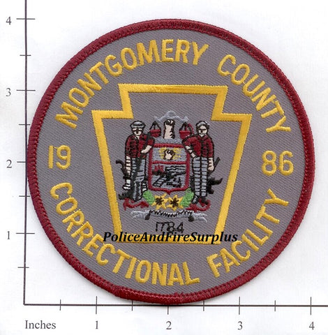 Pennsylvania - Montgomery County Correctional Facility Patch