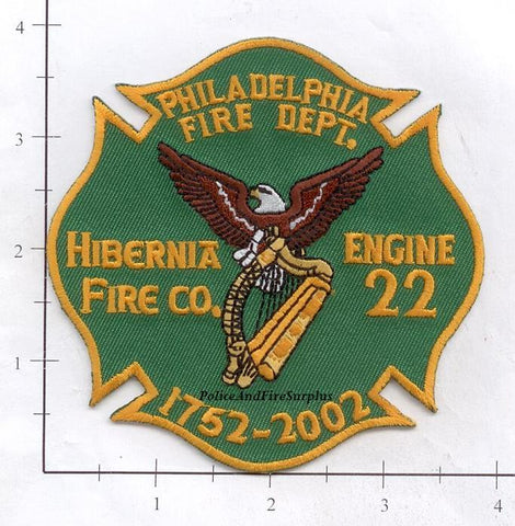 Pennsylvania - Philadelphia Engine 22 Fire Dept Patch